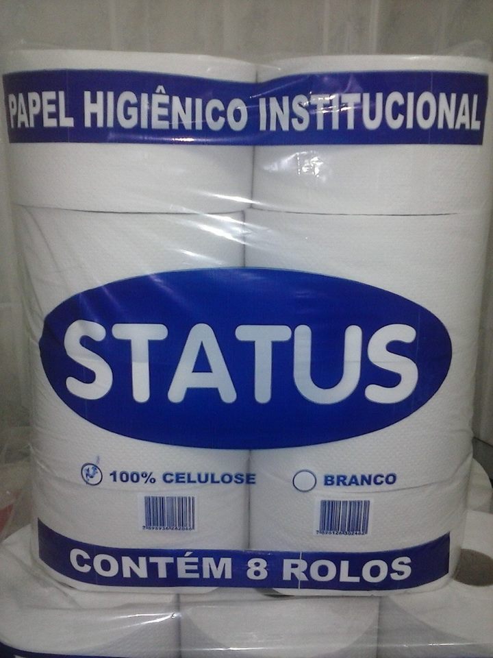 Papel Hig rolão Status -100%celulose