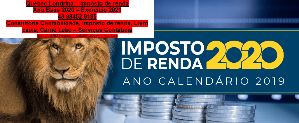 IMPOSTO DE RENDA 2020 - 6