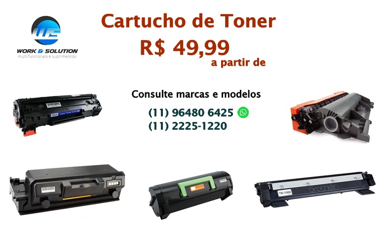 Cartucho de Toner menor preço