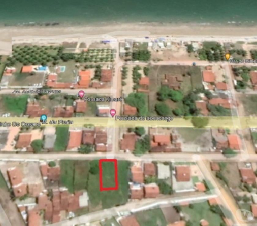 PITIMBU-PB - IMAGENS DE UM LOTE DE TERRENO A 100M DA PRAIA COM VISTA PARA O MAR - F-4