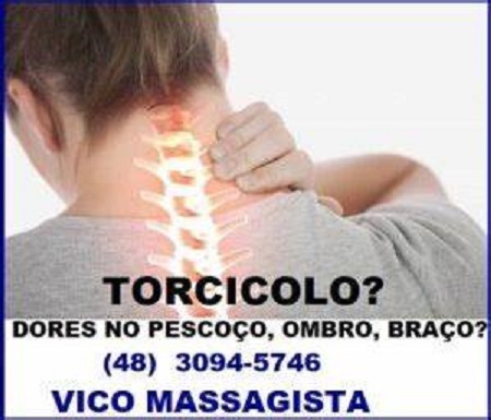 massagem para dor de torcicolo, pescoço, ombro, braço