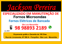 Jackson Pereira técnico em Conserto de Microondas em São Luis maranhão