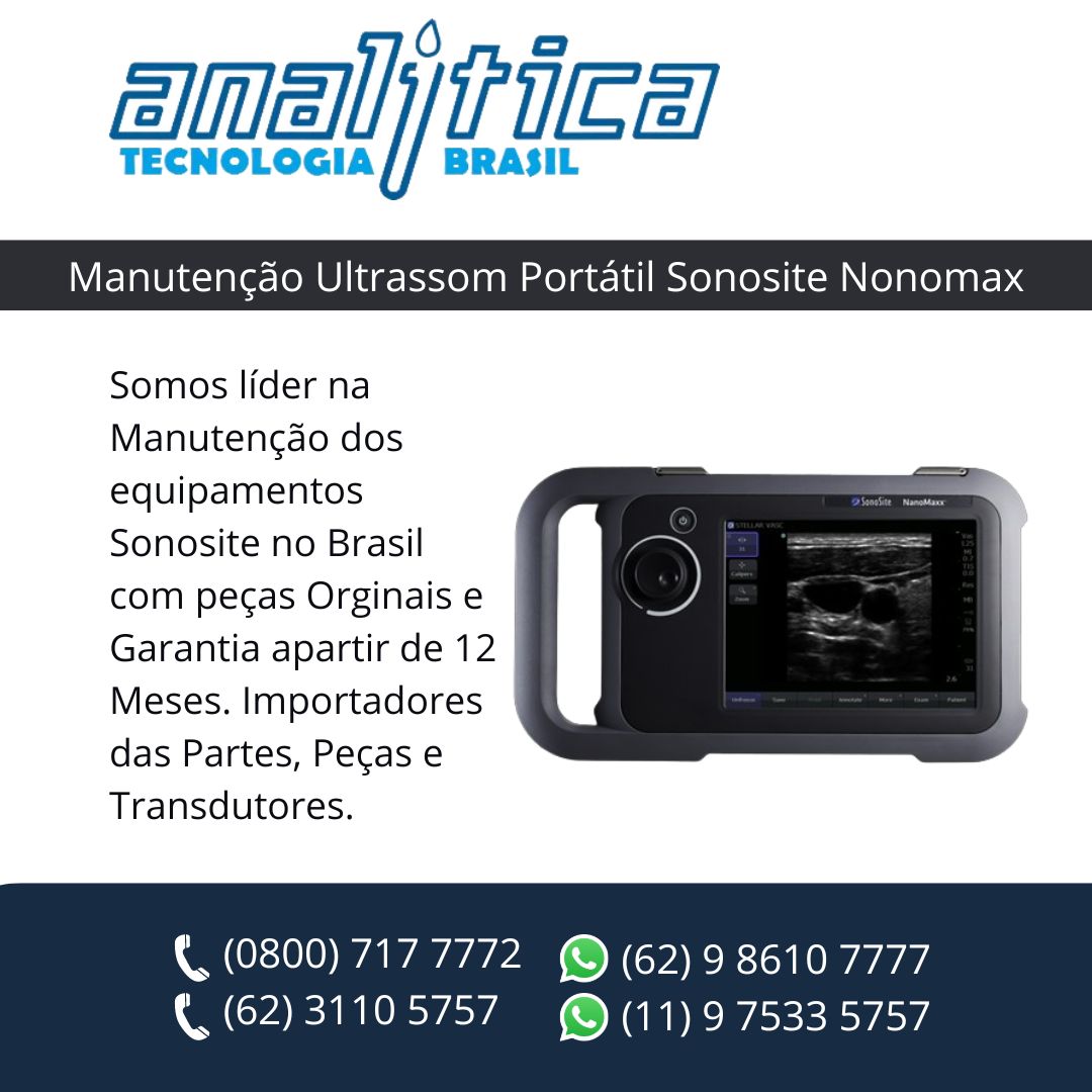 MANUTENÇÃO-ULTRASSOM-SONOSITE-NANOMAX